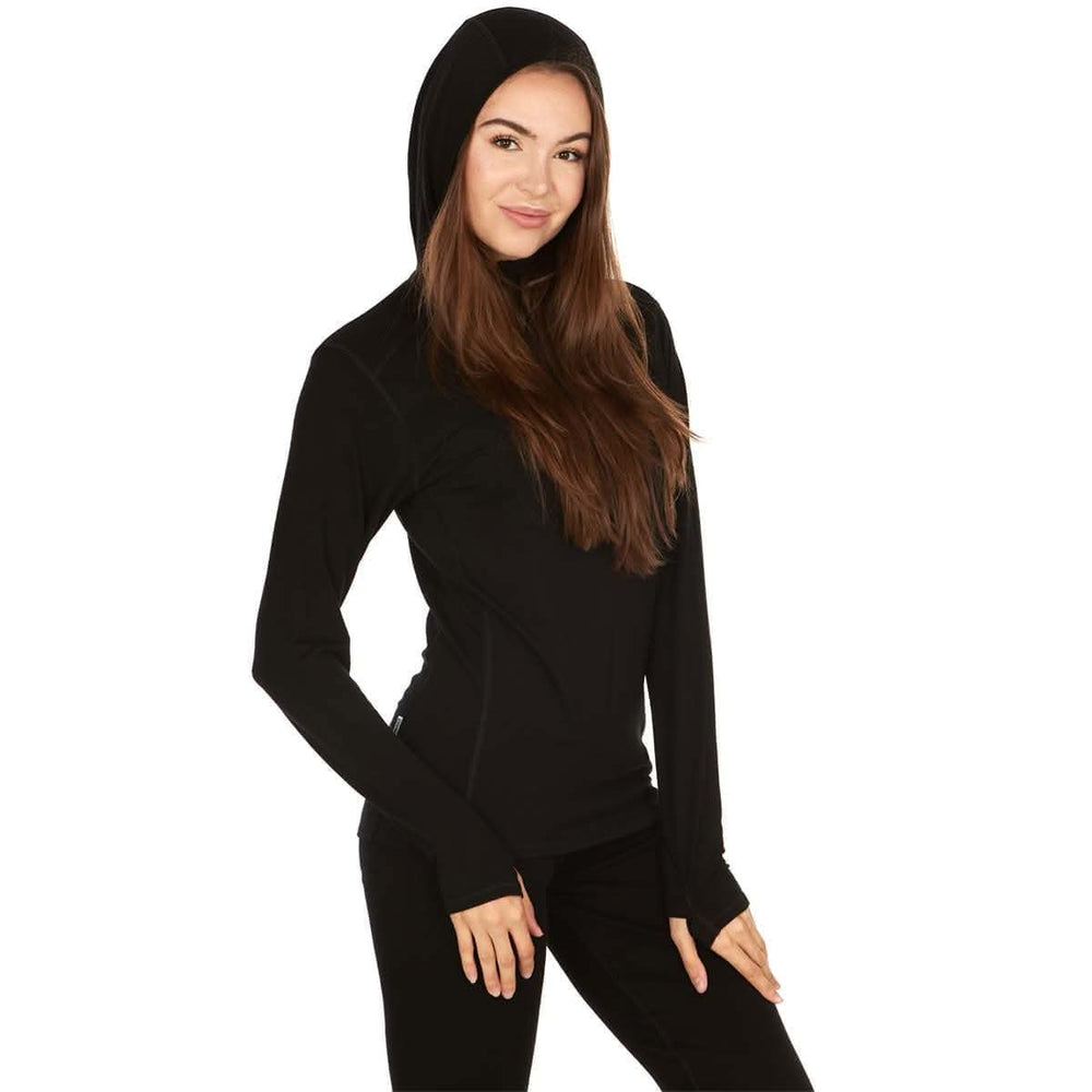 Women's 1/4 Zip Merino Sun Hoodie - Microweight