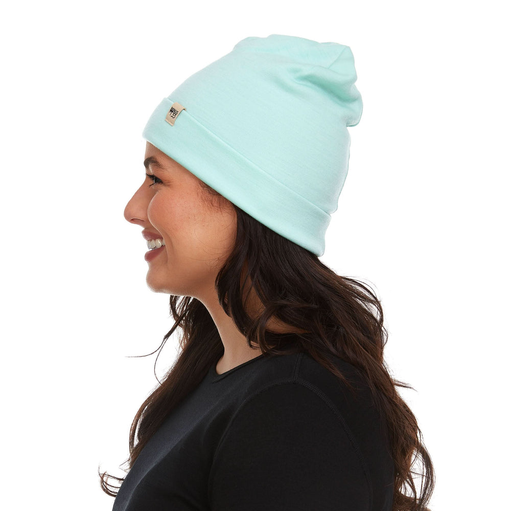 Lightweight Wool Cuff Beanie - 100% Merino Wool