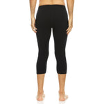 Midweight Men's Ski Bottom 3/4 Length Merino Wool - Woolverino