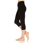 Midweight Women's Ski Bottom 3/4 Length - Woolverino