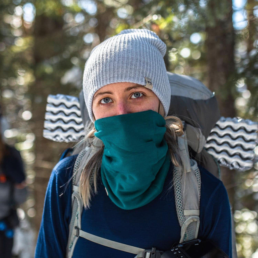 Midweight Knit Wool Beanie - 100% Merino Wool