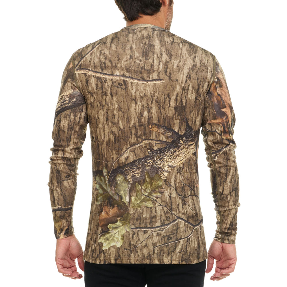 Men's Wool Thermal Top Midweight Base Layer - 100% Merino Wool