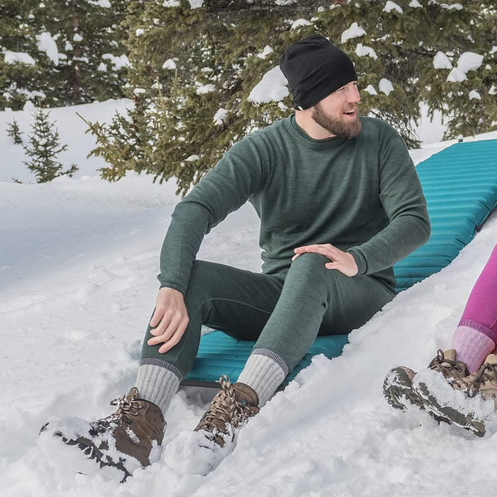 Midweight Men's Wool Bottom Thermal Base Layer - 100% Merino Wool