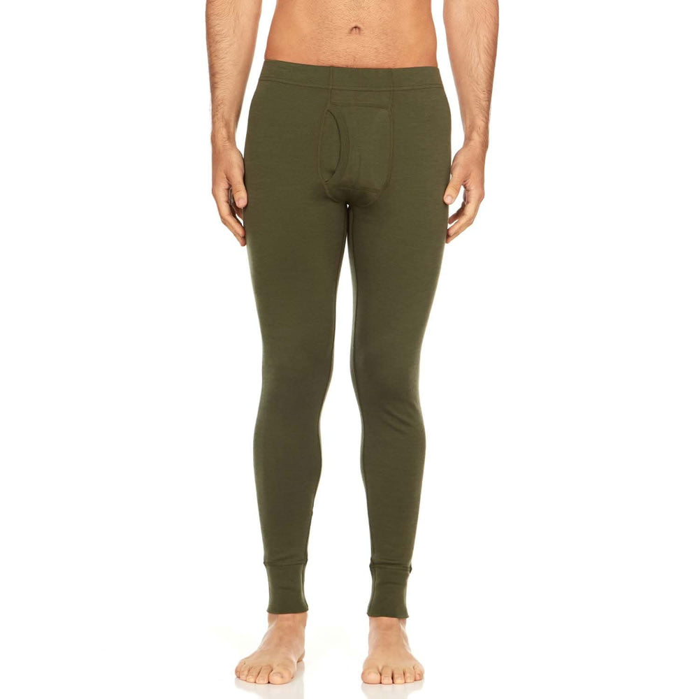 Midweight Men's Wool Bottom Thermal Base Layer - 100% Merino Wool