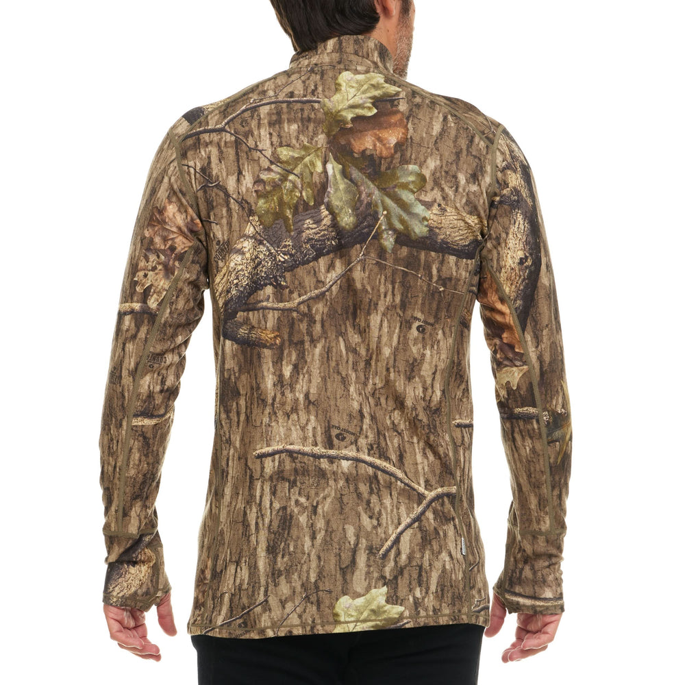 Midweight Men's Wool 1/4 Zip - 100% Merino Wool