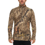 Midweight Men's Wool 1/4 Zip - 100% Merino Wool