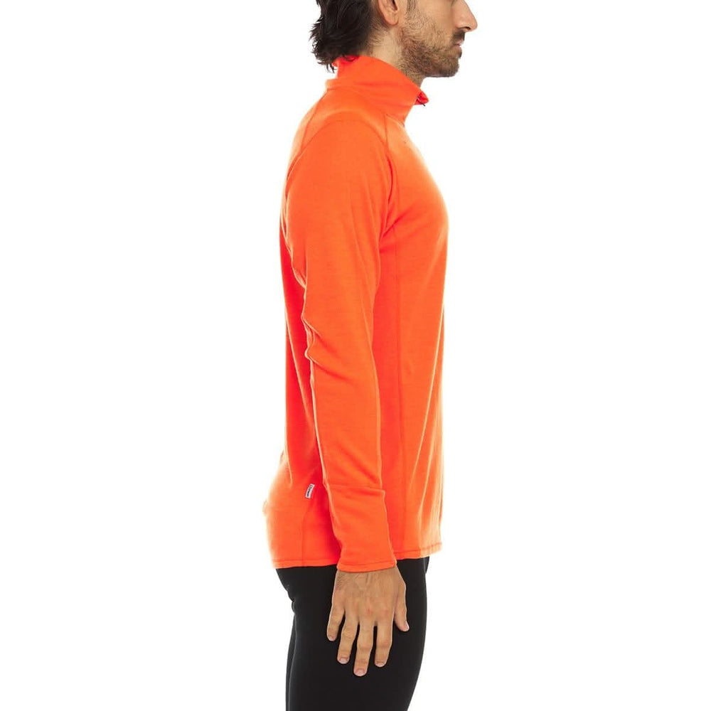 Midweight Men's Wool 1/4 Zip - 100% Merino Wool