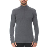 Midweight Men's Wool 1/4 Zip - 100% Merino Wool