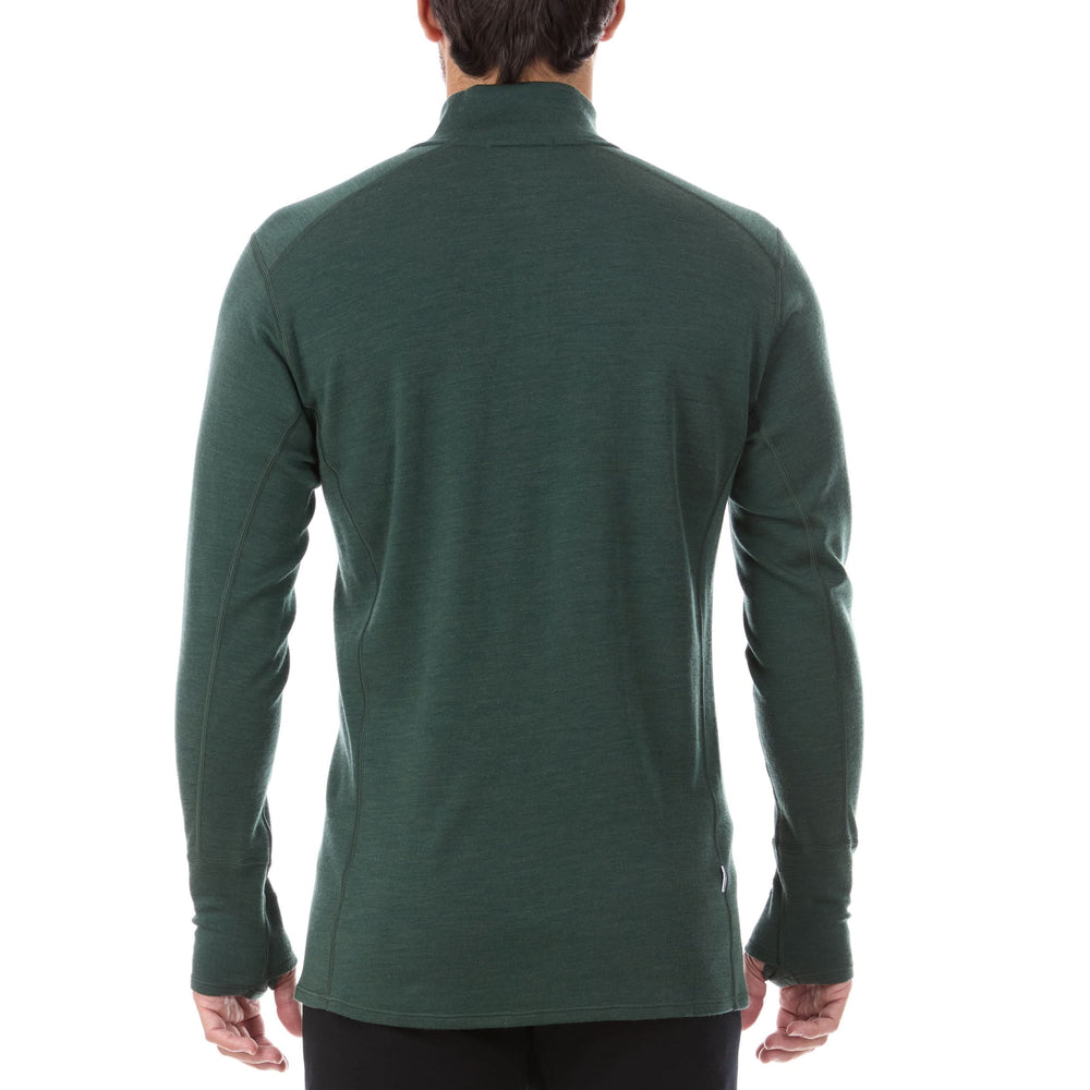 Midweight Men's Wool 1/4 Zip - 100% Merino Wool