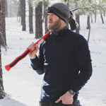 Midweight Men's Wool 1/4 Zip - 100% Merino Wool