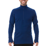 Midweight Men's Wool 1/4 Zip - 100% Merino Wool