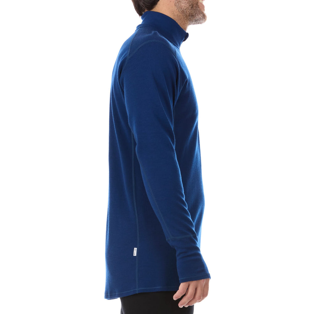 Midweight Men's Wool 1/4 Zip - 100% Merino Wool
