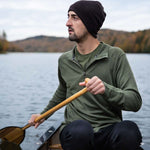 Midweight Men's Wool 1/4 Zip - 100% Merino Wool