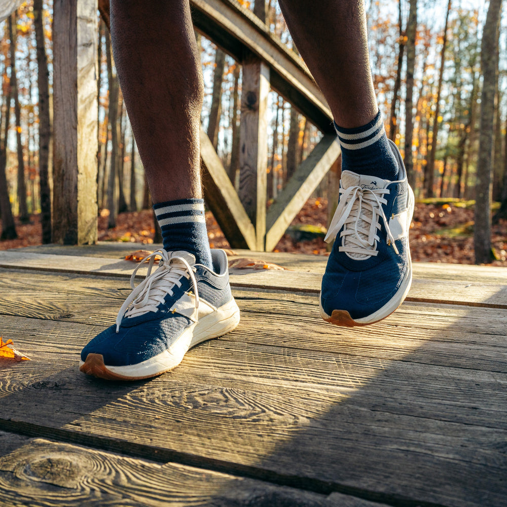 Summer Merino Wool 3" Sock - Navy