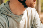 Summer Wool Hoodie Sun Shirt - Khaki