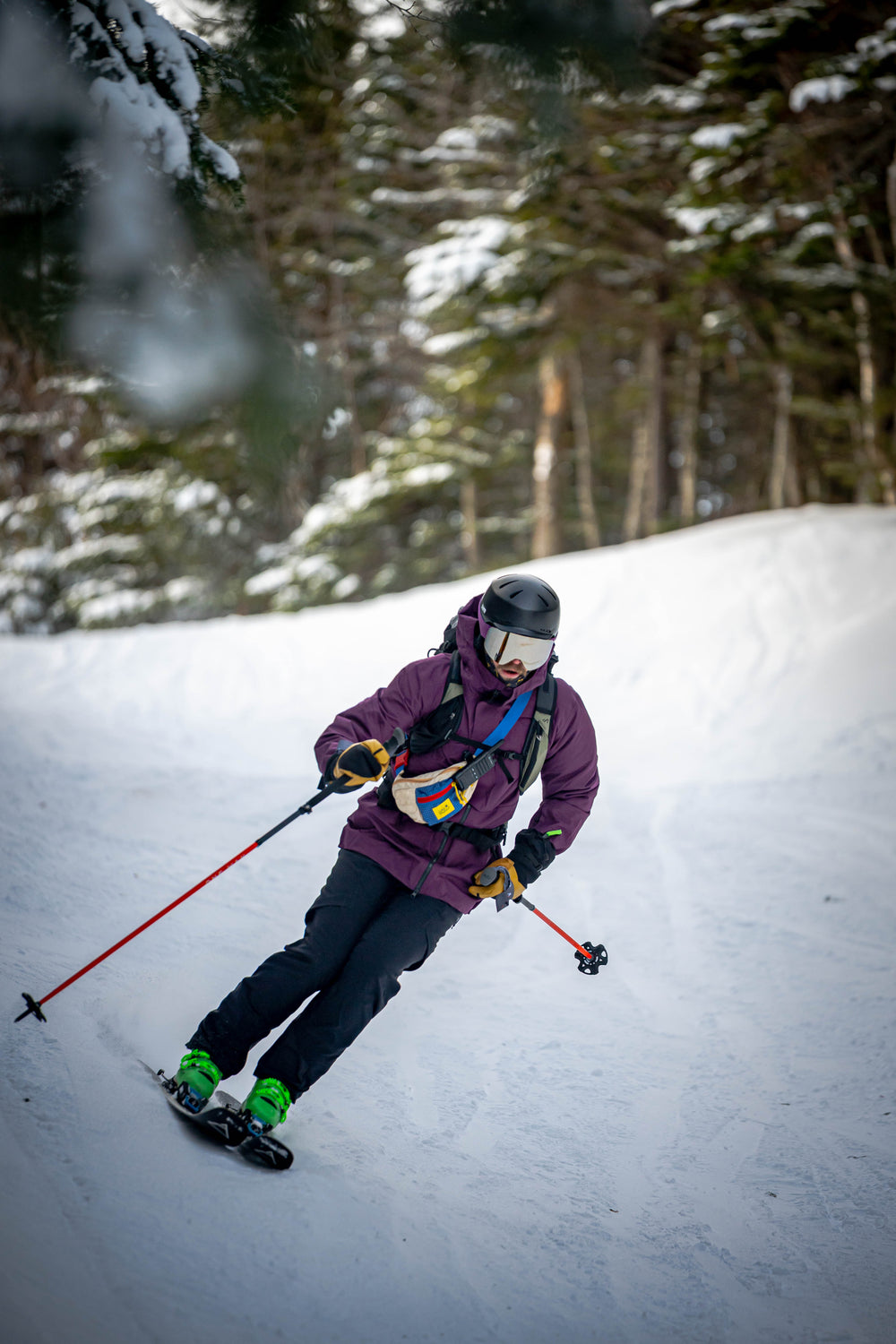 Treeline Outfitters Sherburne Ski Trail Backcountry Ski Day