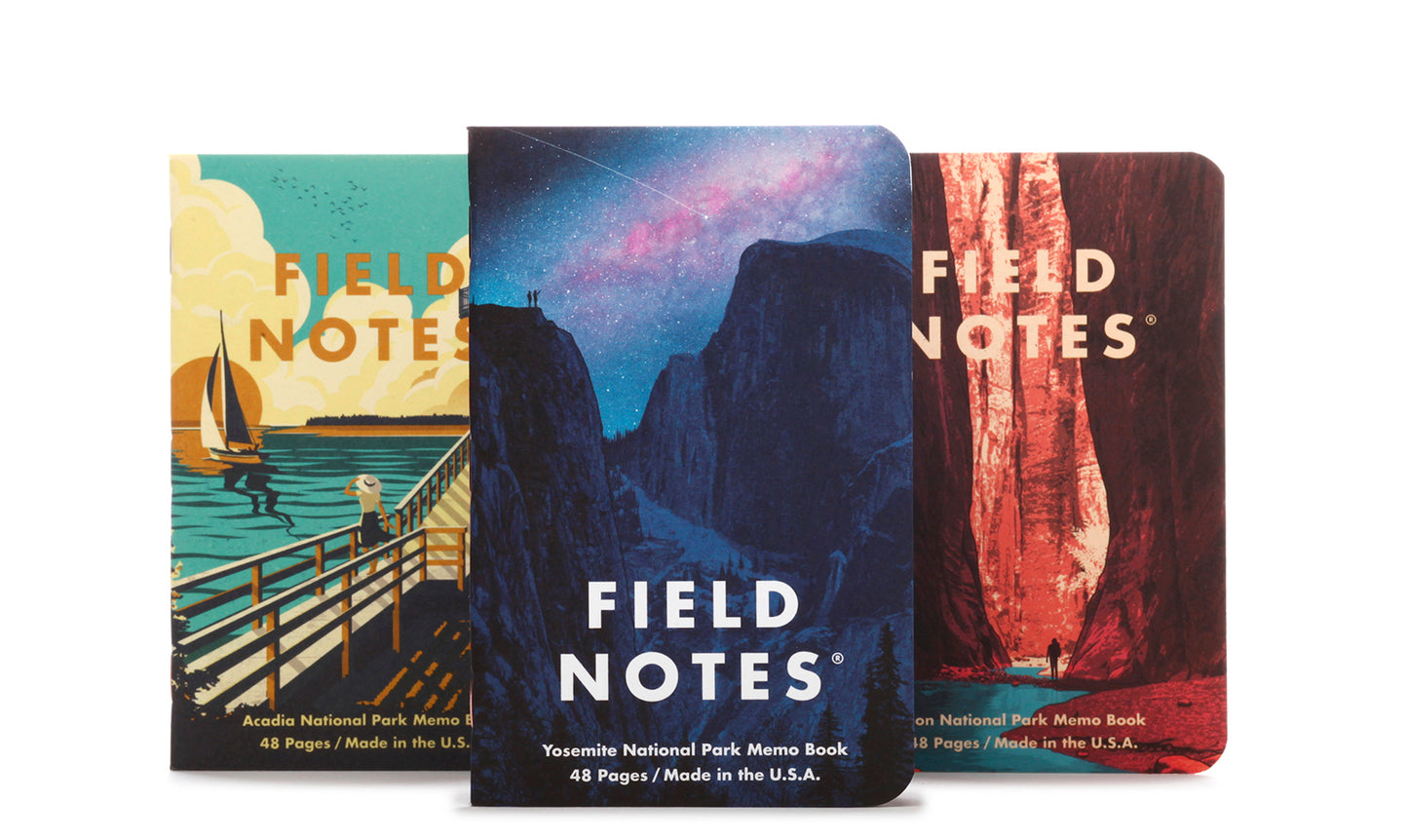 Field Notes National Parks Series - 3 Pack