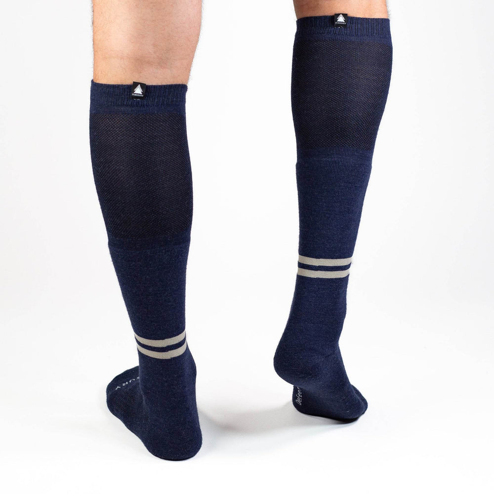 Mountain Merino Wool Sock Knee High - Navy