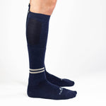 Mountain Merino Wool Sock Knee High - Navy