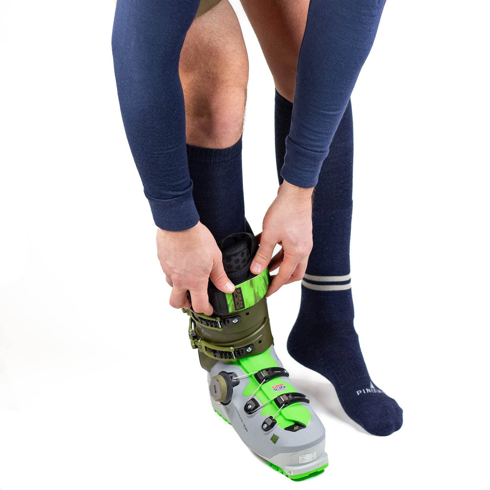 Mountain Merino Wool Sock Knee High - Navy