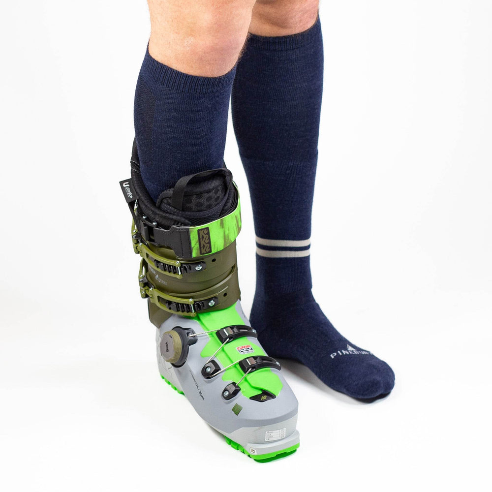 Mountain Merino Wool Sock Knee High - Navy