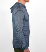 Summer Wool Hoodie Sun Shirt - Steel Blue