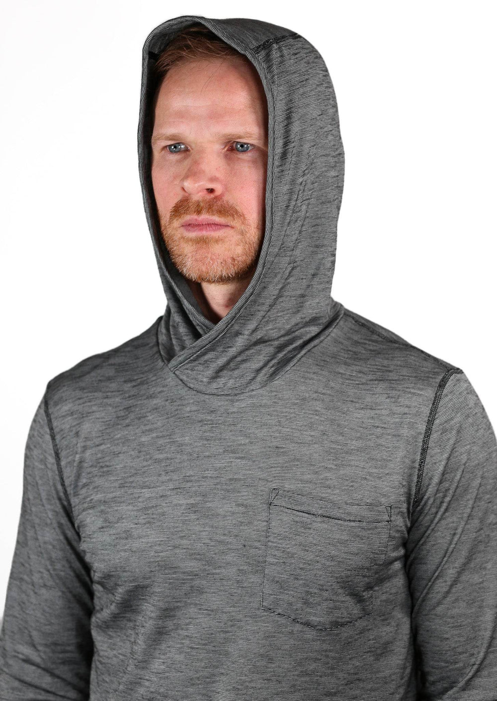 Summer Wool Hoodie Sun Shirt - Gray Stone