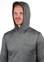 Summer Wool Hoodie Sun Shirt - Gray Stone