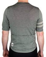 Summer Wool Short Sleeve Cycling Jersey - Evergreen
