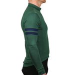Every-Season Long Sleeve Merino Wool Cycling Jersey - Pine