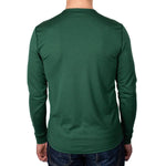 Every-Season Long Sleeve Merino Wool Pocket Tee - Pine