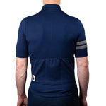 Every-Season Short Sleeve Merino Wool Cycling Jersey - Atlantic Blue