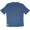 Summer Wool Short Sleeve Merino Wool Pocket Tee - Faded Blue