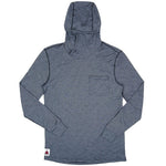 Summer Wool Hoodie Sun Shirt - Steel Blue