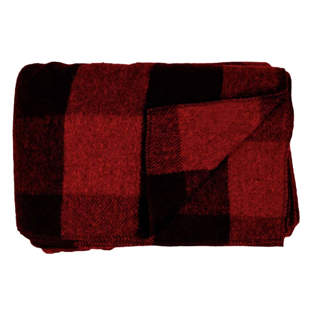 Wool Throw Blanket - White Mountain Woolen