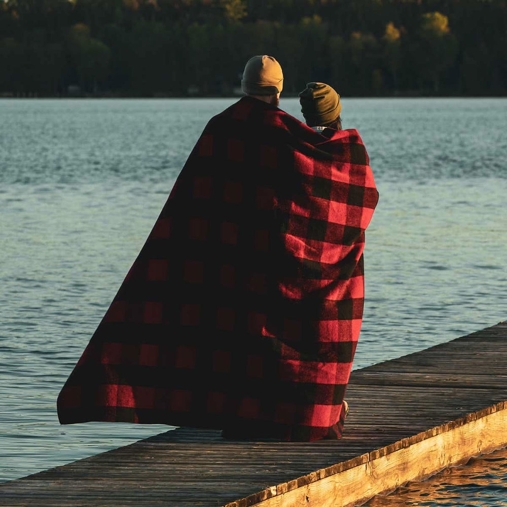 Wool Throw Blanket - White Mountain Woolen