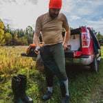 Heavyweight Wool Zip-Off Bottoms 3/4 length - 100% Merino Wool