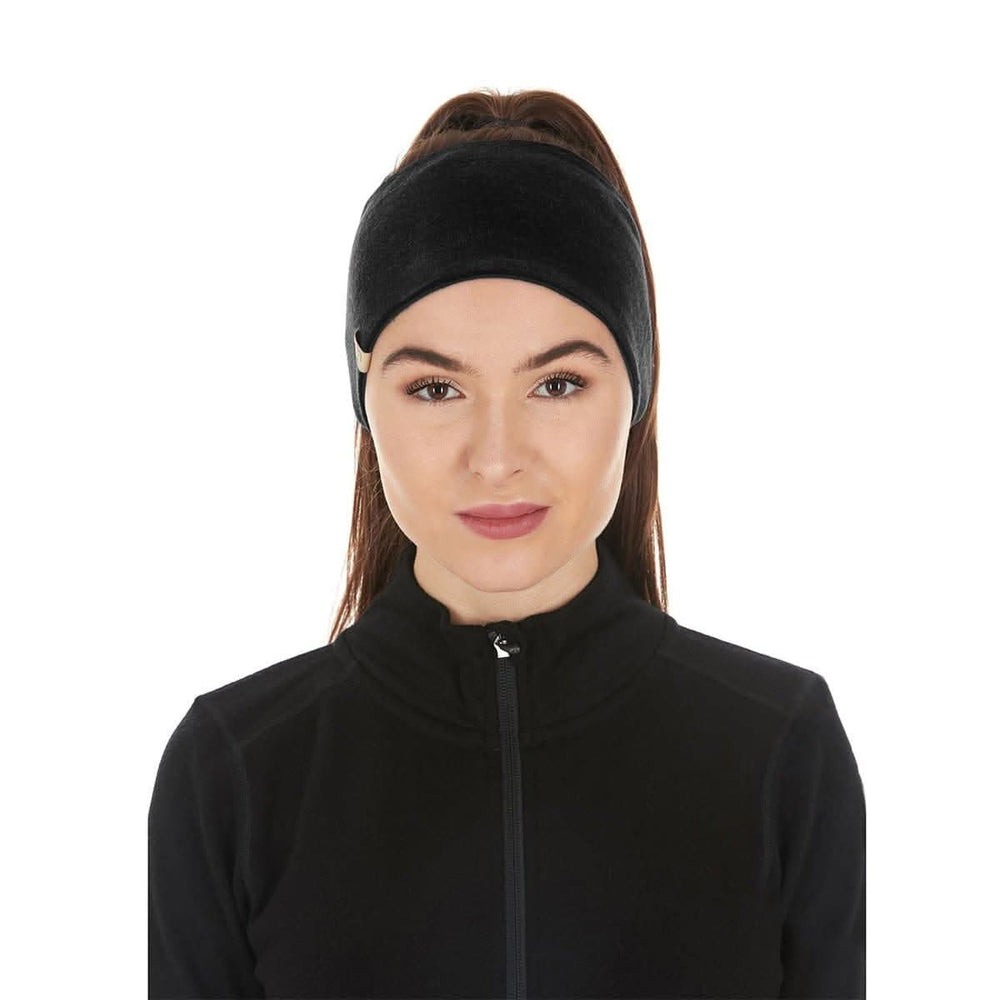 Midweight Reversible Wool Headband - 100% Merino Wool