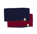 Midweight Reversible Wool Headband - 100% Merino Wool