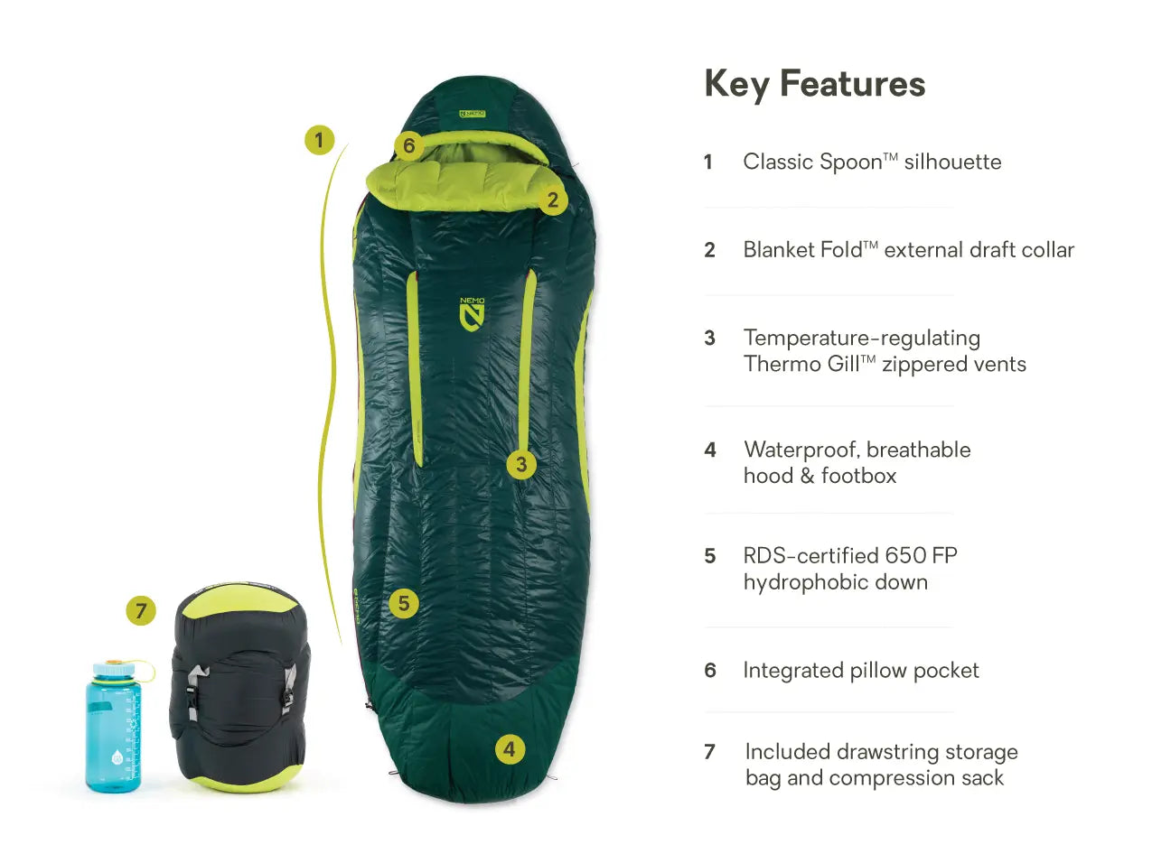 Disco Women's Down Sleeping Bag