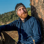 Midweight Men's Wool 1/4 Zip - 100% Merino Wool