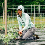 Women's 1/4 Zip Merino Sun Hoodie - Microweight