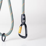 Customizable Boulder Hybrid Rope Dog Leash | Swiveling Carabiner | Tuenne