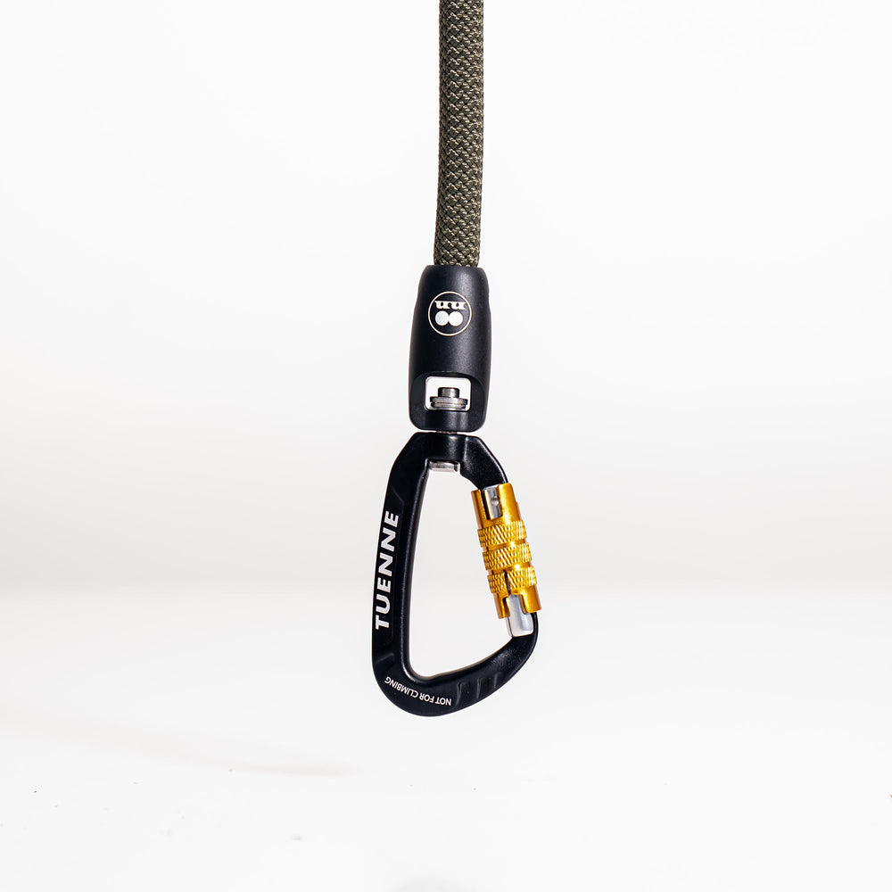 Customizable Rope Dog Leash – 2ft to 6ft | Auto-Locking | Tuenne