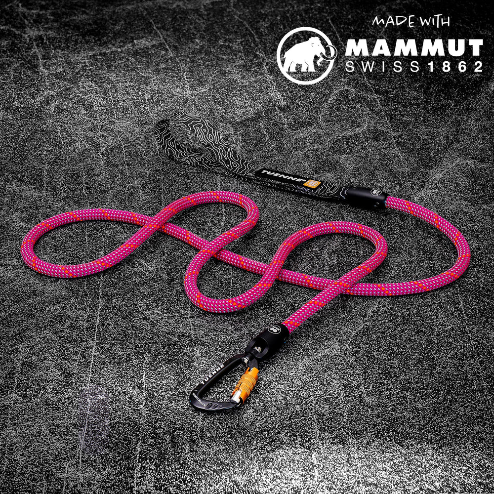 Customizable Rope Dog Leash – 2ft to 6ft | Auto-Locking | Tuenne