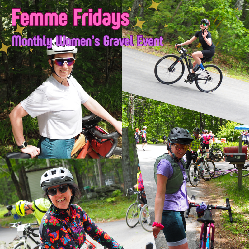 Femmes and Thems Fridays: A Monthly Women's Gravel Group