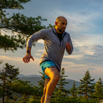 Men's Wool 1/4 Zip Merino Sun Hoodie - Microweight