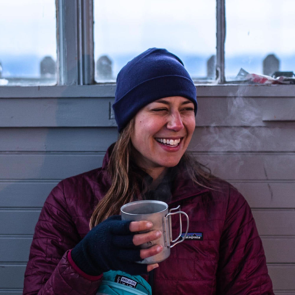 Lightweight Wool Cuff Beanie - 100% Merino Wool