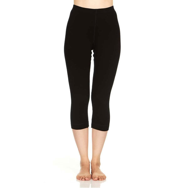 Midweight Women's Ski Bottom 3/4 Length - Woolverino