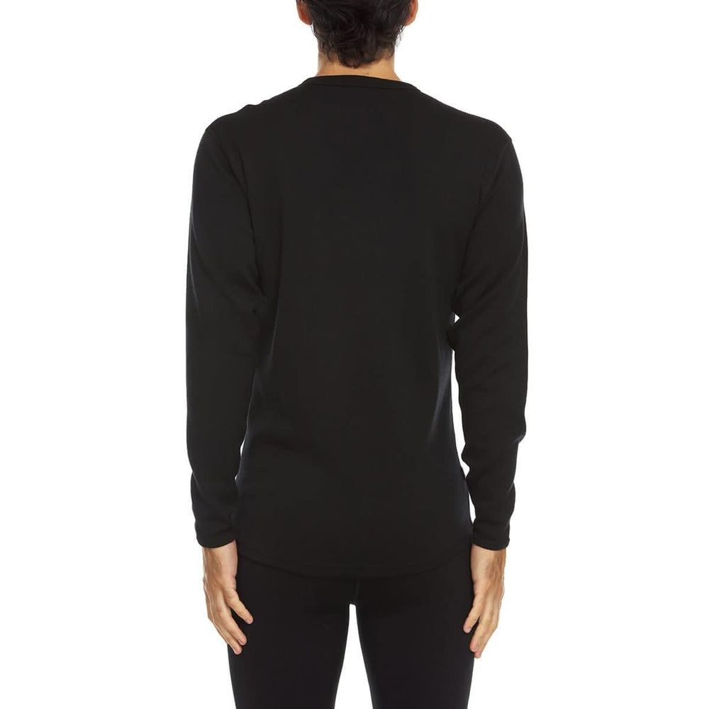 Heavyweight Men's Wool Crew Top - 100% Merino Wool